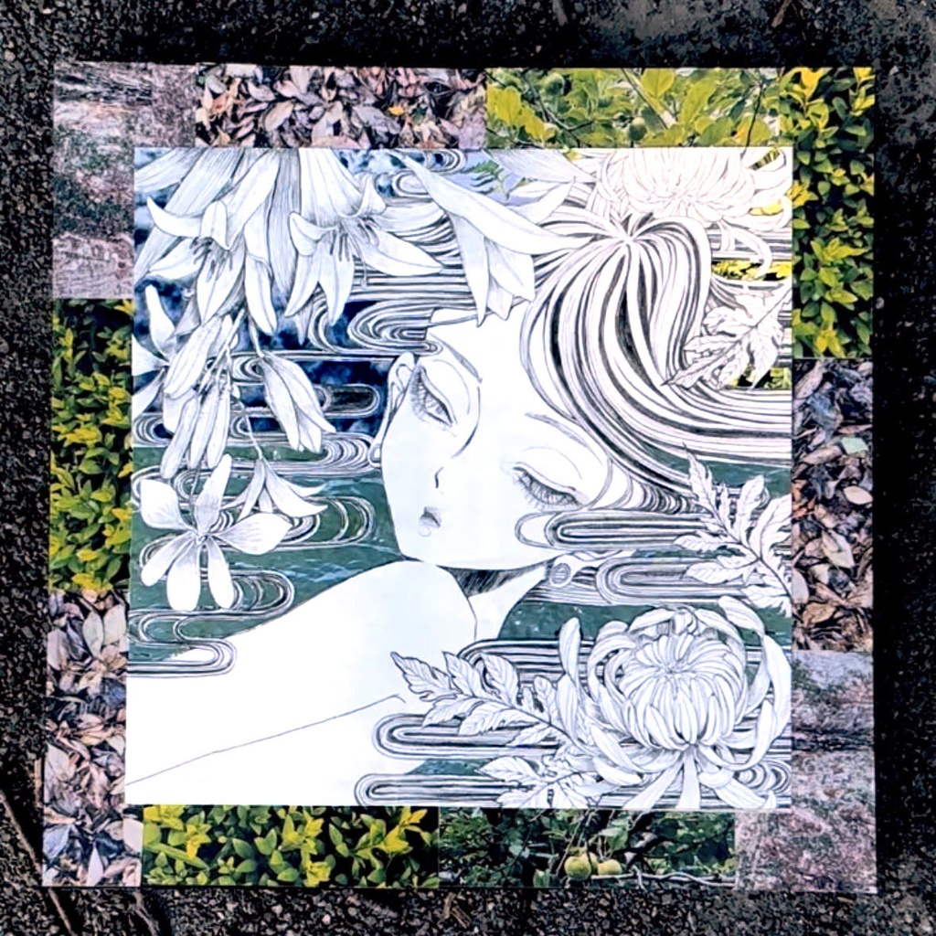 原画「花瓶の乙女・彼岸」