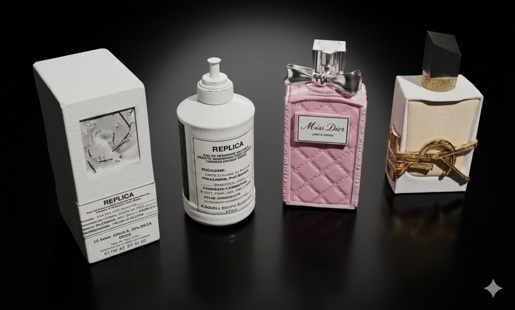 Luxury Perfume Collection 3D Model | Designer Fragrance Set | High-Poly FBX