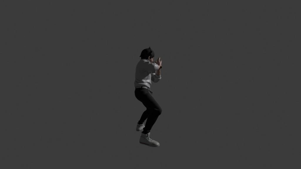 呪術廻戦 乙骨憂太 Okkotsu Yuta Character 3D Model | Jujutsu Kaisen Inspired | Battle Pose | Unrigged FBX