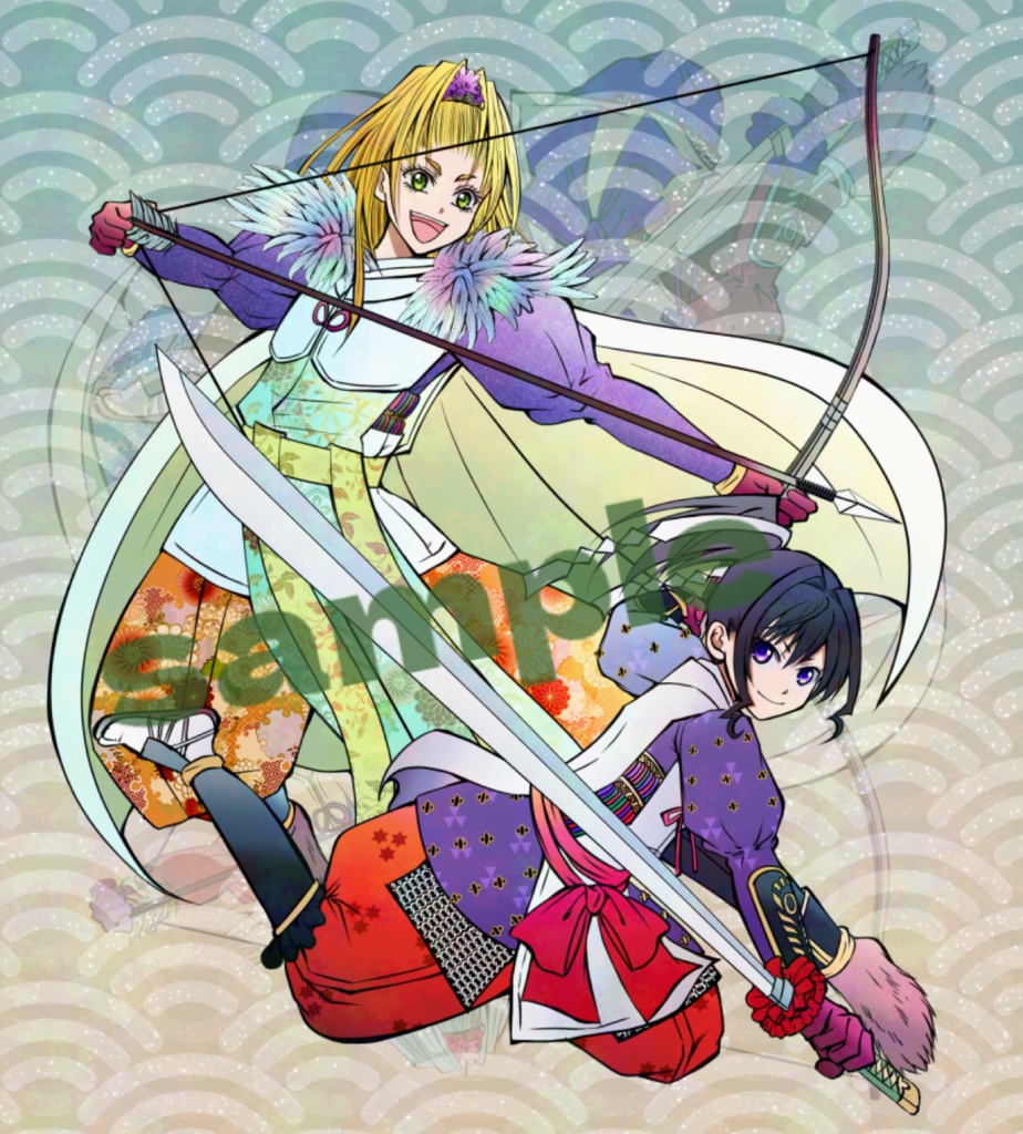 麗しき師弟コンビアクリルキーホルダー