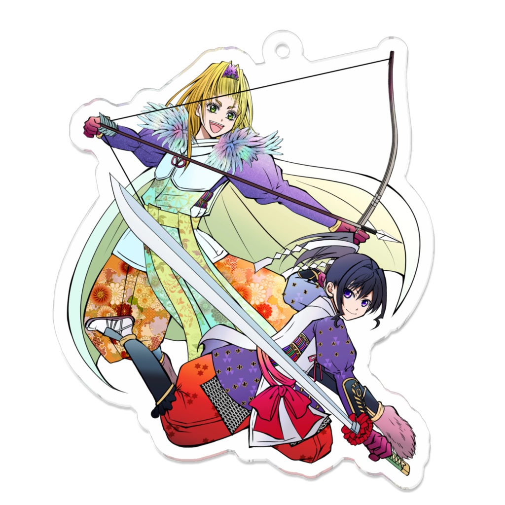 麗しき師弟コンビアクリルキーホルダー