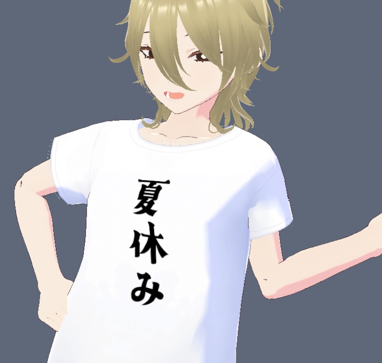 【無料版あり、商用利用OK】VRoidネタTシャツテクスチャ