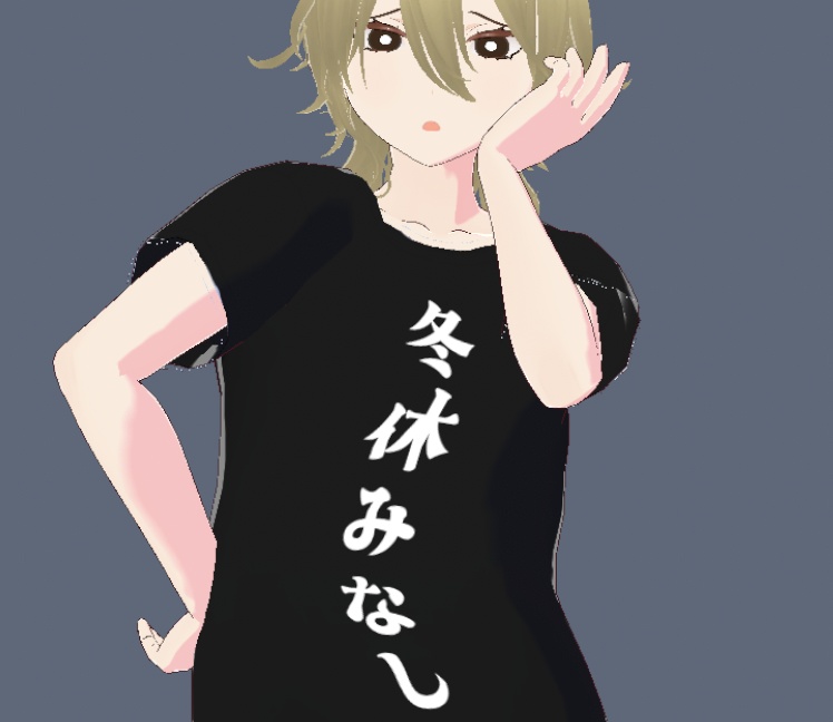 【無料版あり、商用利用OK】VRoidネタTシャツテクスチャ