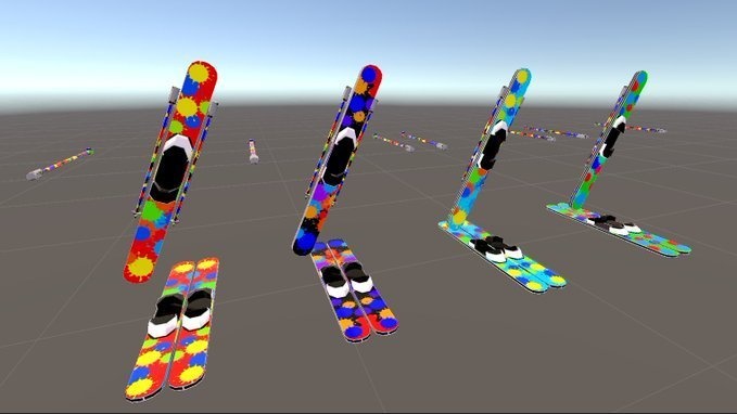 スキー移動ギミック【MA対応】