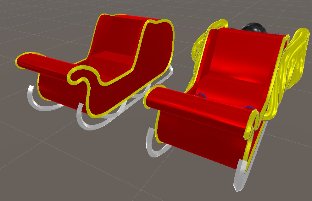 空飛ぶサンタのソリ移動ギミック【MA対応】