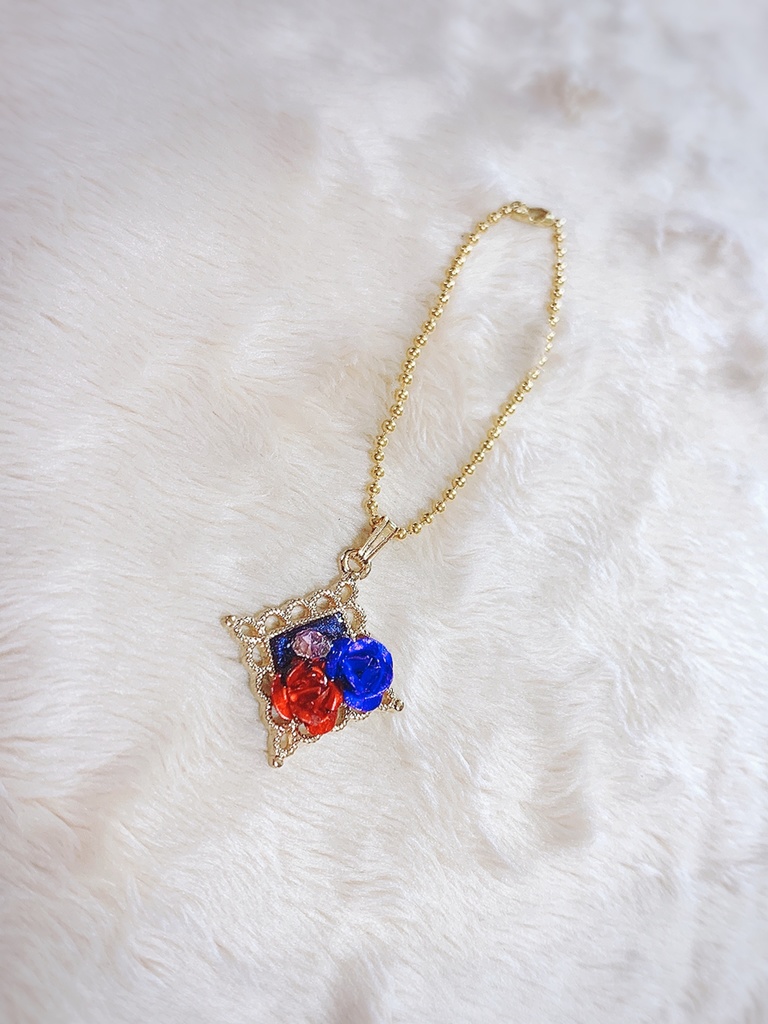 薔薇  青  バックチェーン