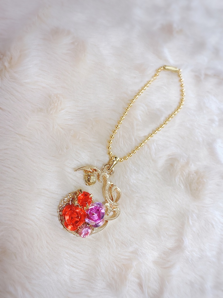 月  オレンジ  バックチェーン