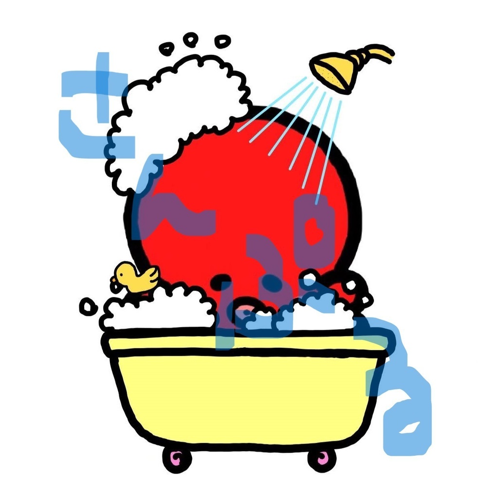 タコちゃんにプランクトン2㎏おごる（イラスト付き）