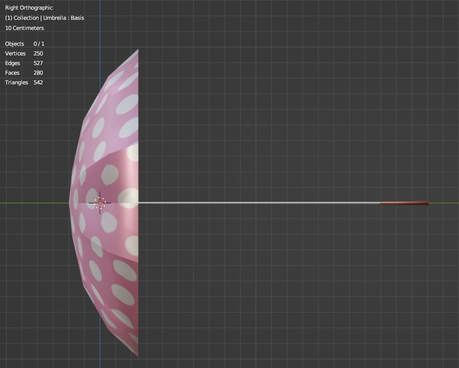 Closing/Opening Spring Polkadot Umbrella