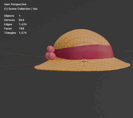 Straw Hat based on Howl's Moving Castle