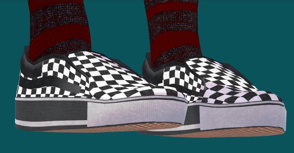 Emo Skater Slip-on Shoes for Sharlen「シャーレン」