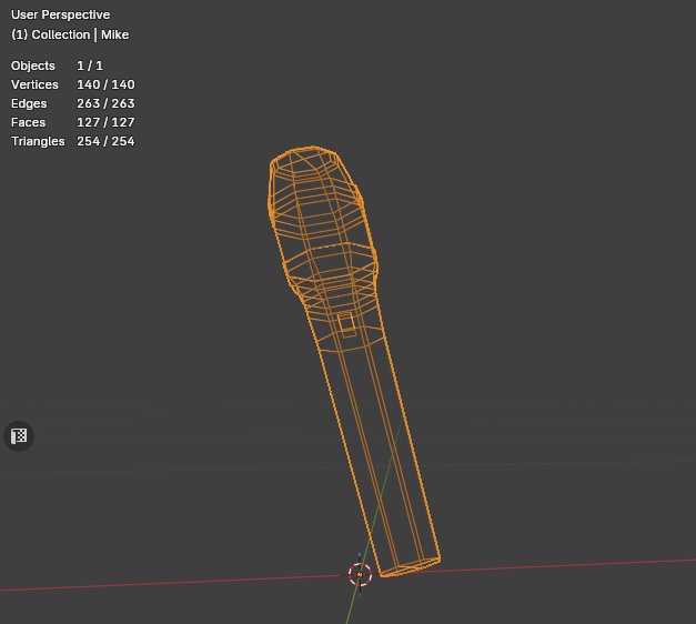 Microphone with Rigged Cable for VRChat Avatars and Worlds