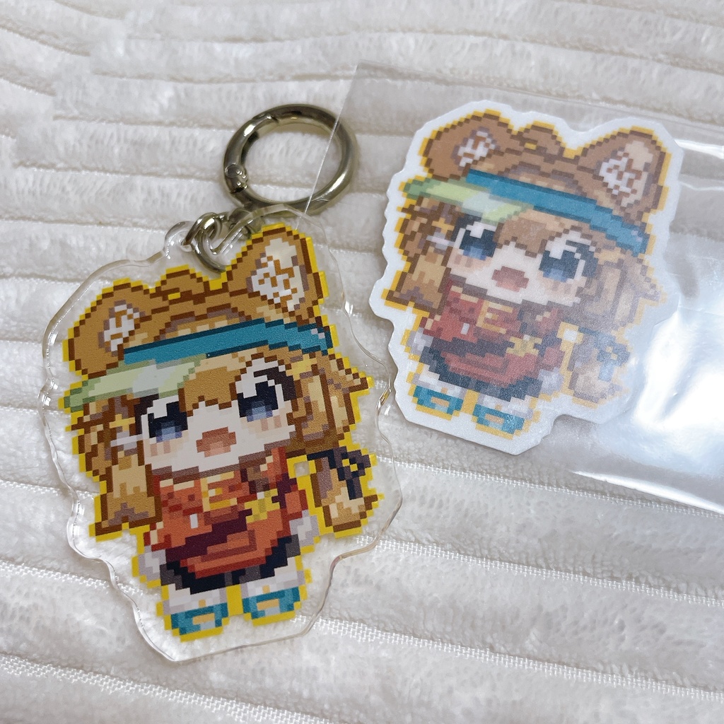 【Mamehinata / まめひなた】アクリルキーホルダー＆ステッカー
