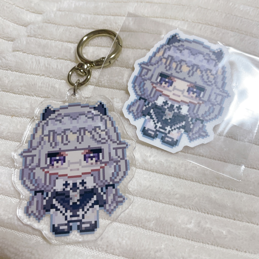 【siska / ししゅか】アクリルキーホルダー＆ステッカー