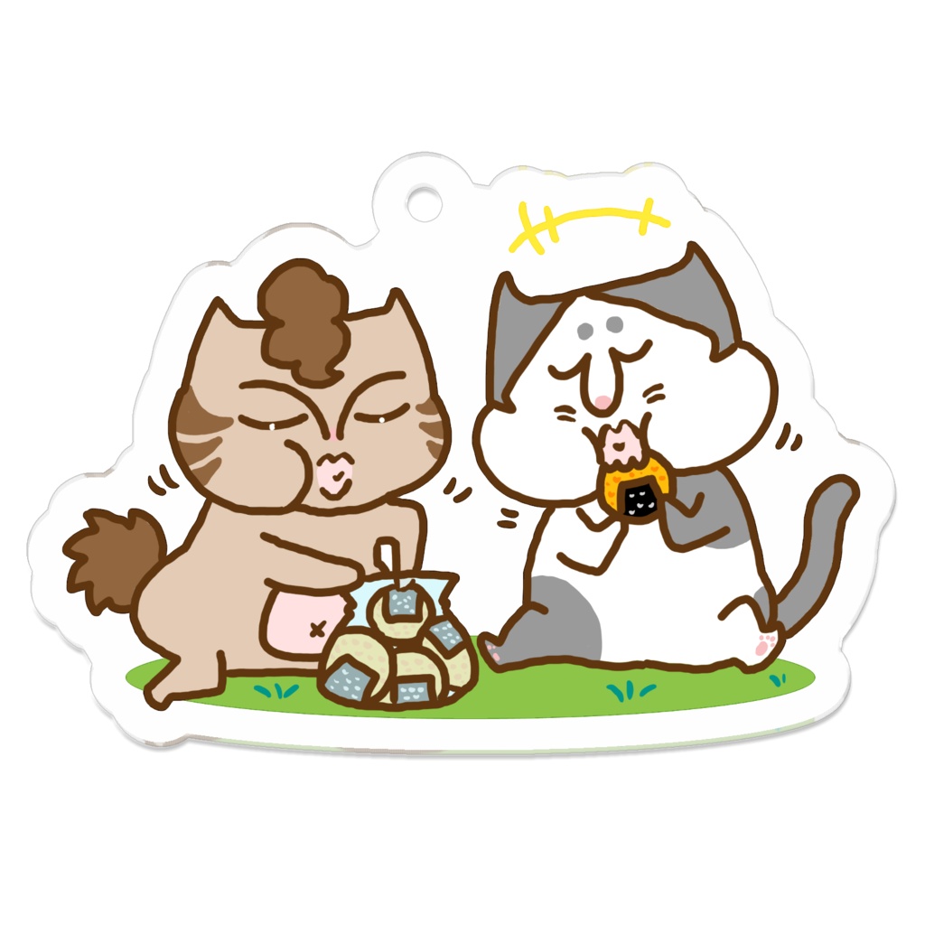 お悟り猫のおやつタイム