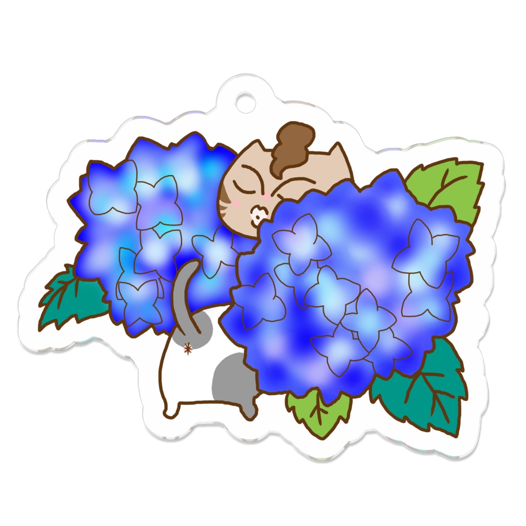 お悟り猫の紫陽花ハウス