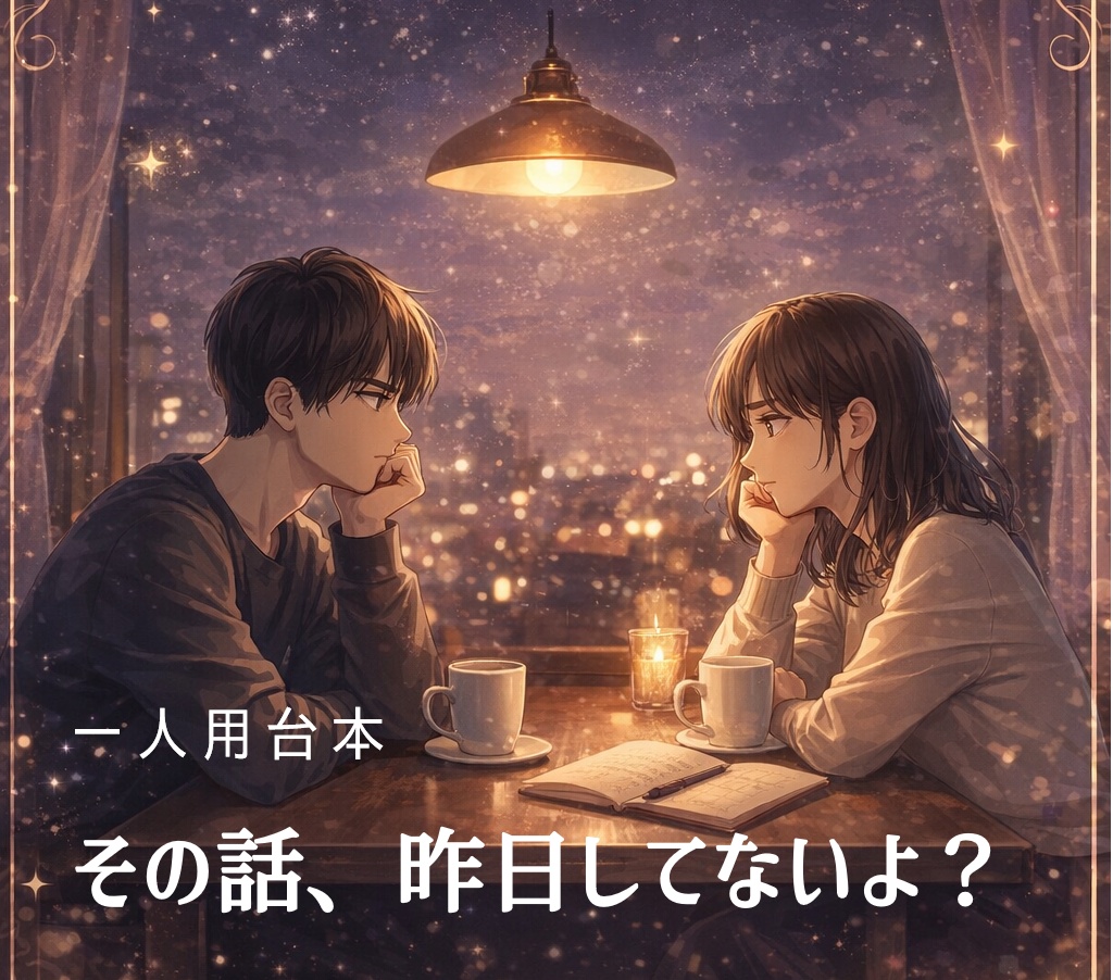 その話、昨日してないよ？