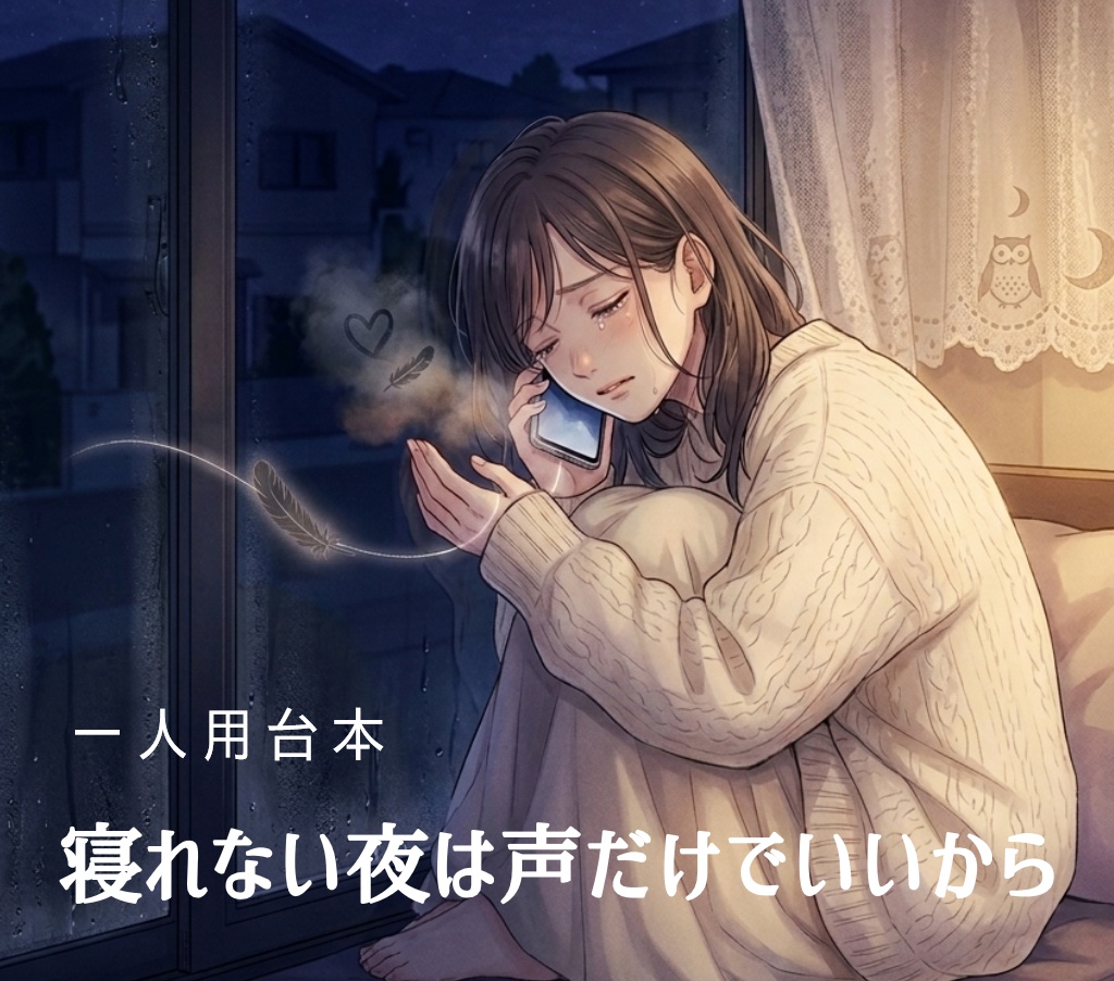 寝れない夜は声だけでいいから