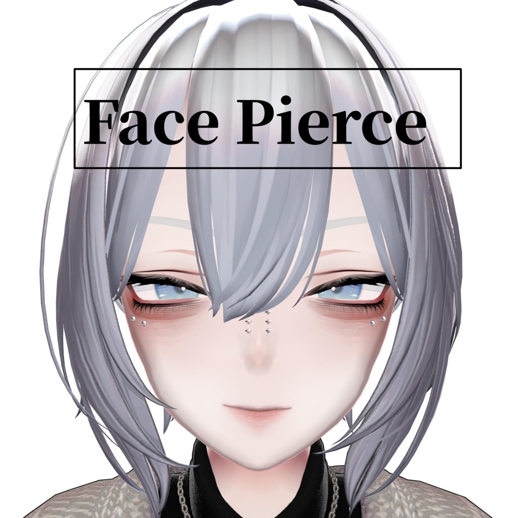 【18アバター対応】Face Pierce