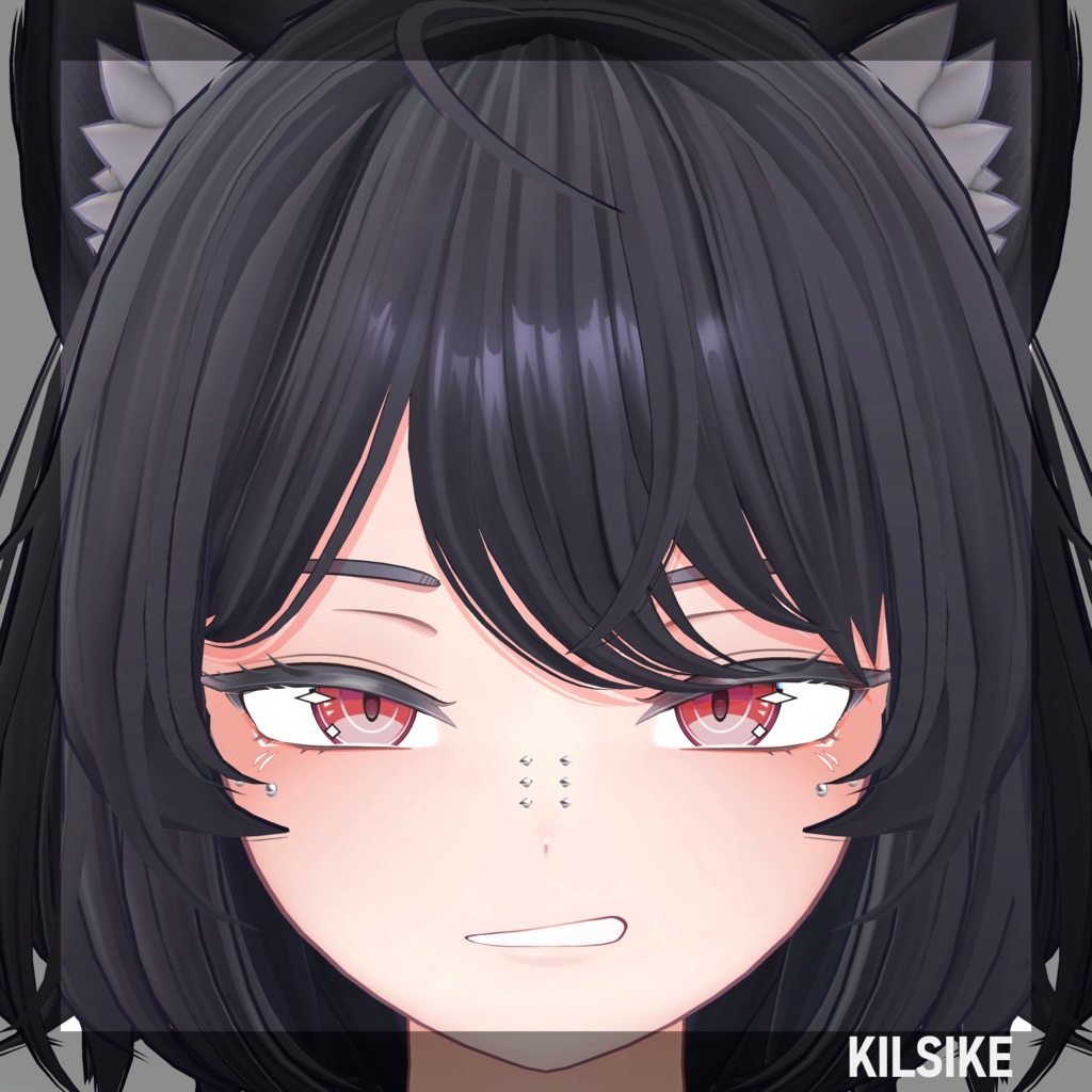 【18アバター対応】Face Pierce