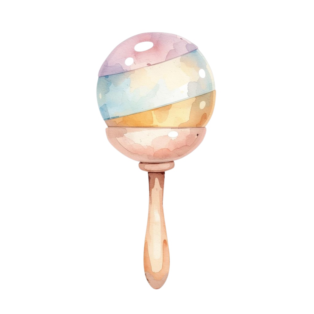 水彩ベビーシャワー クリップアートセット – パステルで可愛い手描き風イラスト(12 PNG)Watercolor Baby Shower Clipart Bundle – Cute Pastel Hand-Painted Set (12 PNG)