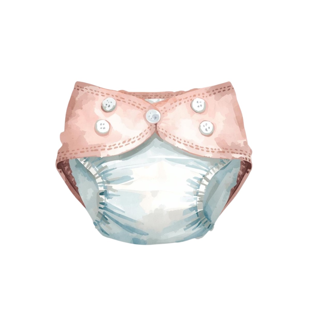 水彩ベビーシャワー クリップアートセット – パステルで可愛い手描き風イラスト(12 PNG)Watercolor Baby Shower Clipart Bundle – Cute Pastel Hand-Painted Set (12 PNG)