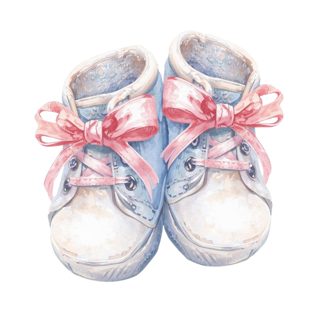 ベビーシャワー 水彩クリップアートセット – 12種類 PNGイラスト|かわいい手描き風パステルデザイン Baby Shower Watercolor Clipart Bundle – 12 PNG Illustrations | Cute Hand-Painted Pastel Baby Shower Decor”