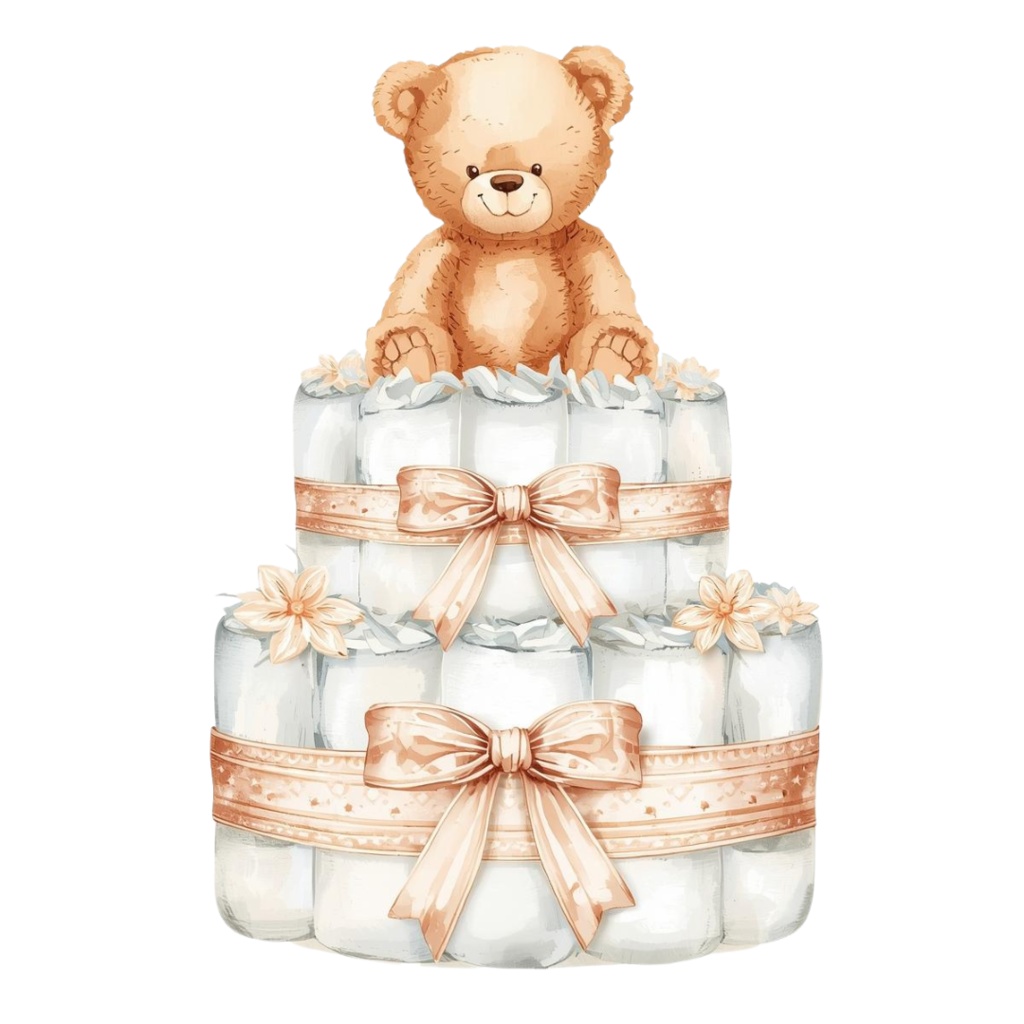 ベビーシャワー 水彩クリップアートセット – 12種類 PNGイラスト|かわいい手描き風パステルデザイン Baby Shower Watercolor Clipart Bundle – 12 PNG Illustrations | Cute Hand-Painted Pastel Baby Shower Decor”