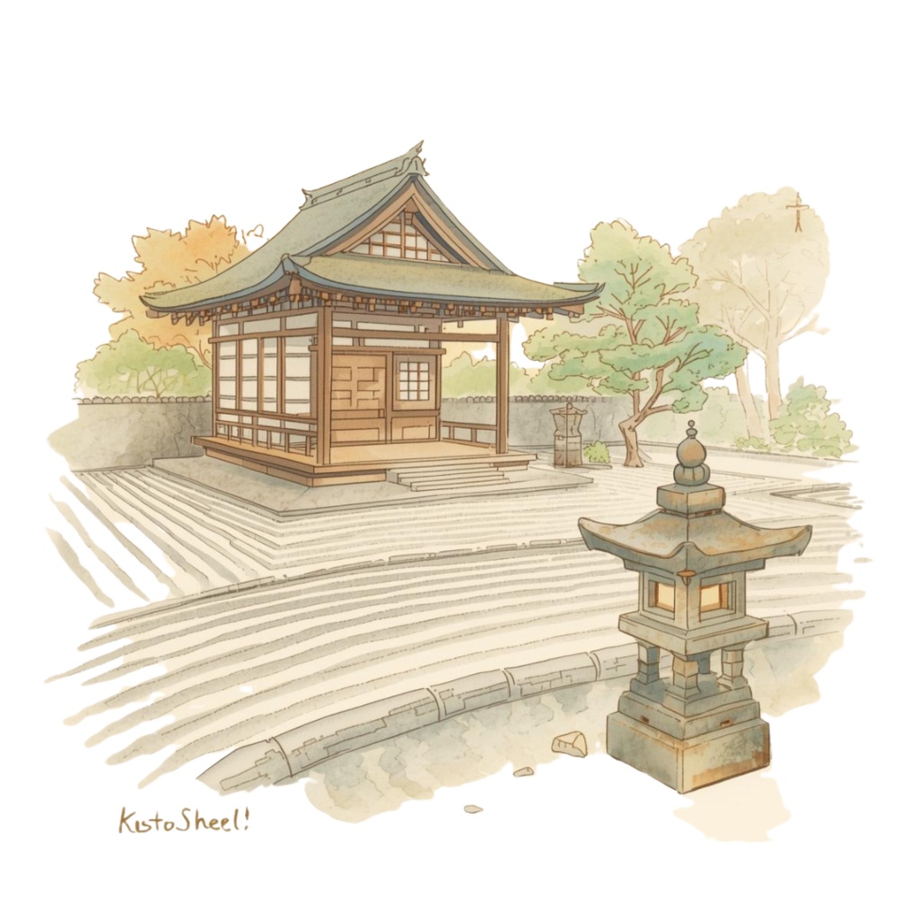 clipart 「日本の風景」「建物」「水彩画」