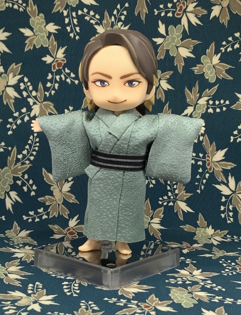 どーる用ハンドメイド 着物 羽織 帯 セット A-1