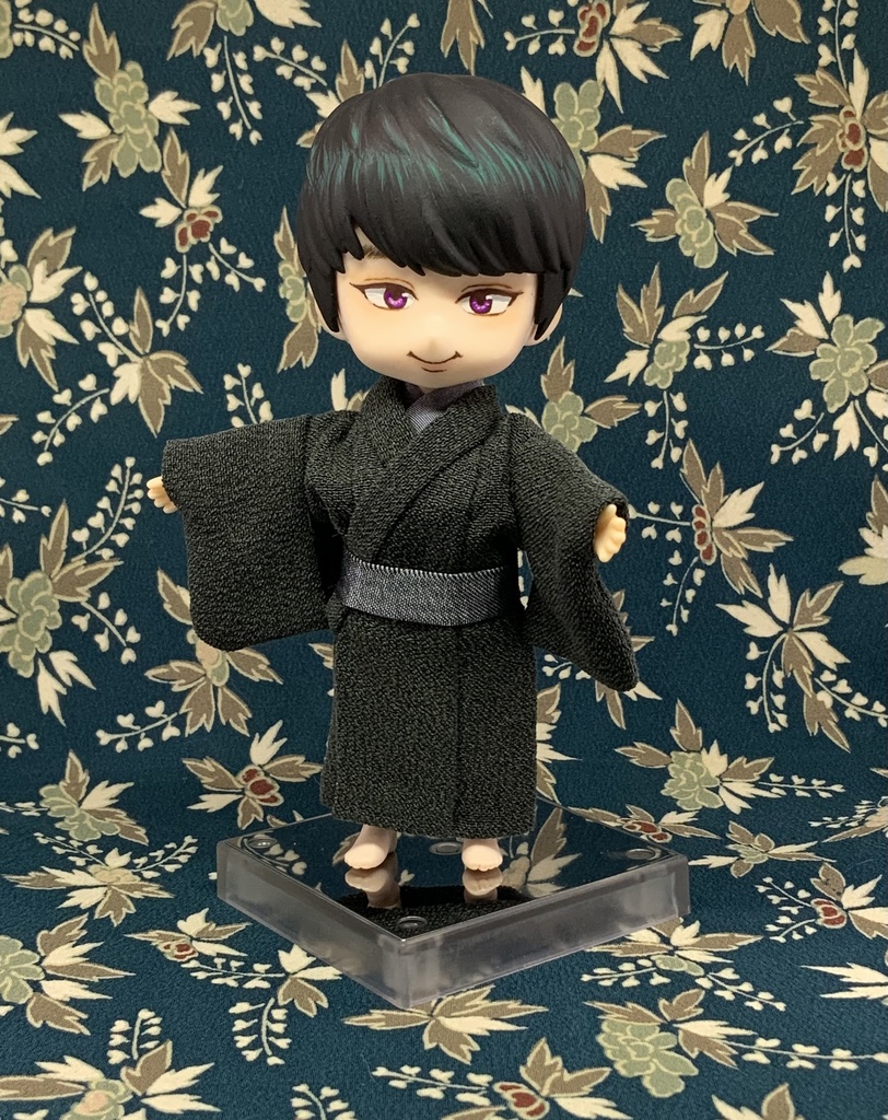 どーる用ハンドメイド オビツ11 着物 羽織 帯 セット A-2