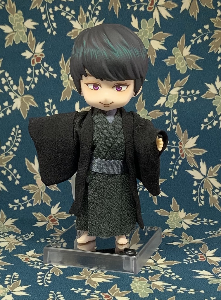 どーる用ハンドメイド オビツ11 着物 羽織 帯 セット A-2