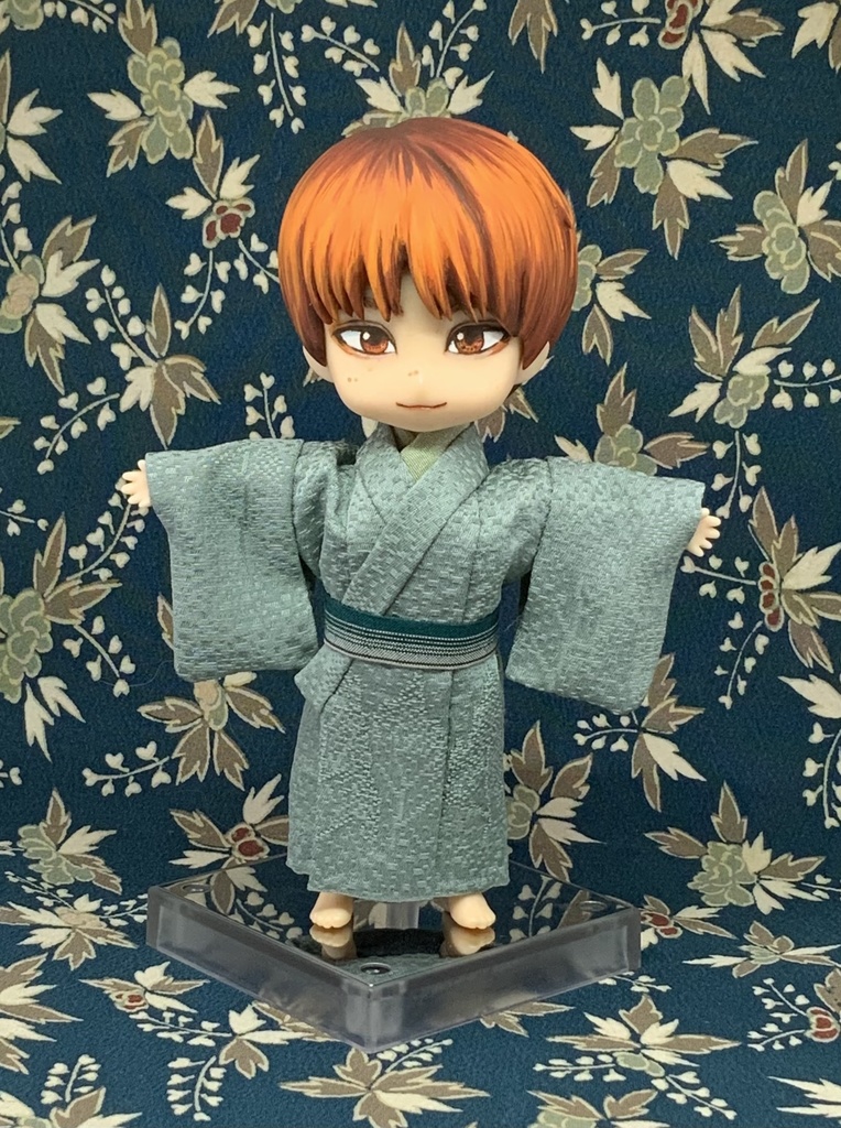 どーる用ハンドメイド 着物 羽織 帯 セット A-4