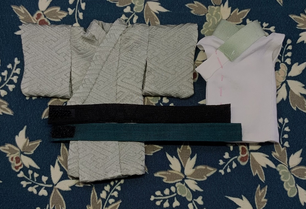 どーる用ハンドメイド 着物 帯 セット 2