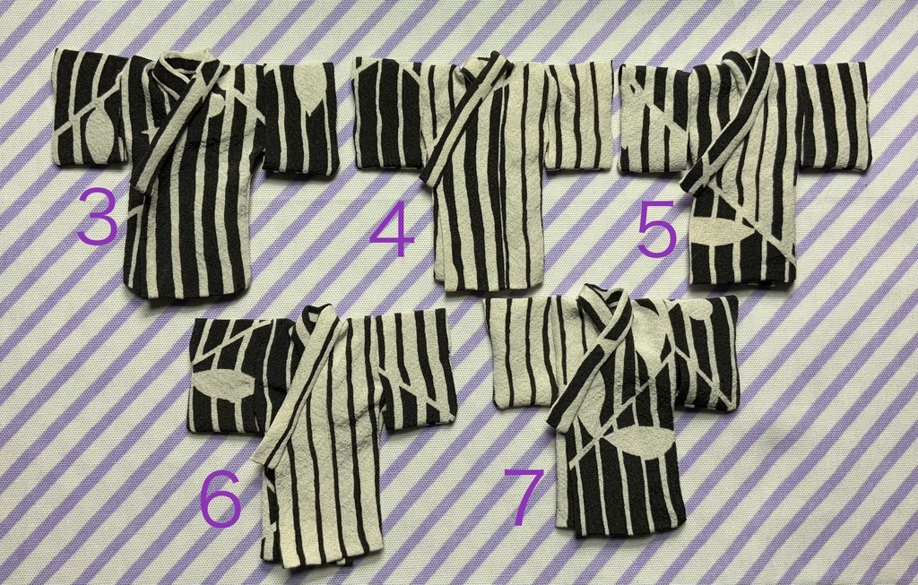 【値下げ】どーる用ハンドメイド　浴衣単品　着物　訳アリ
