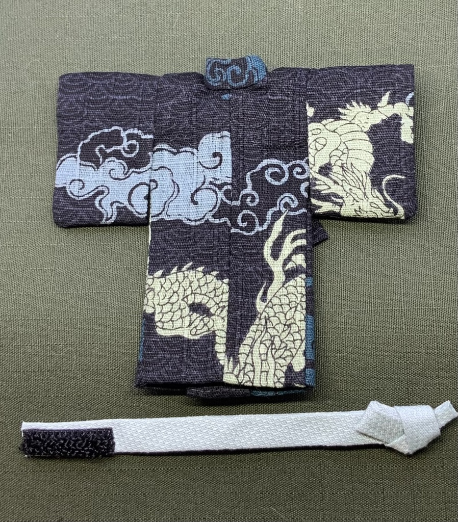 どーる用ハンドメイド 浴衣 帯 龍柄 8