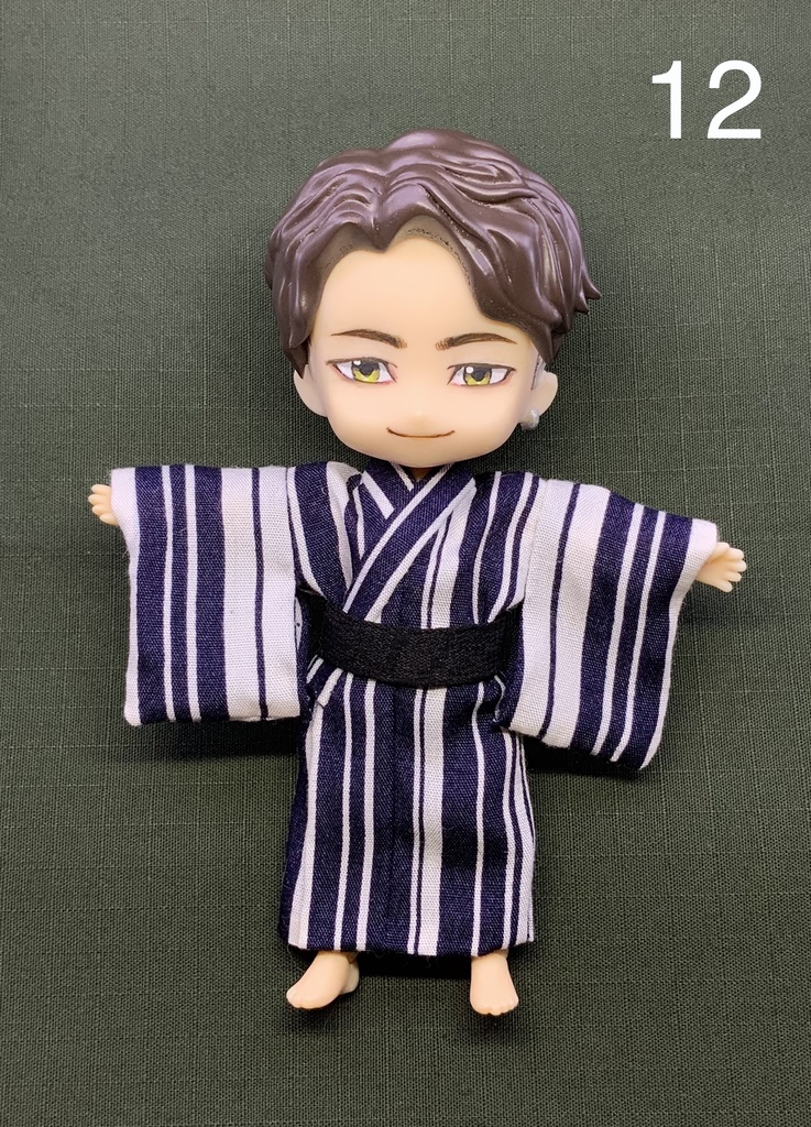 【値下げ】どーる用 ハンドメイド 浴衣 帯 温泉風ゆかた