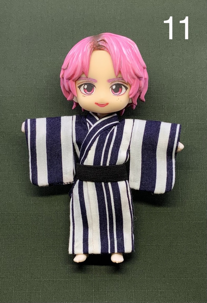 【値下げ】どーる用 ハンドメイド 浴衣 帯 温泉風ゆかた