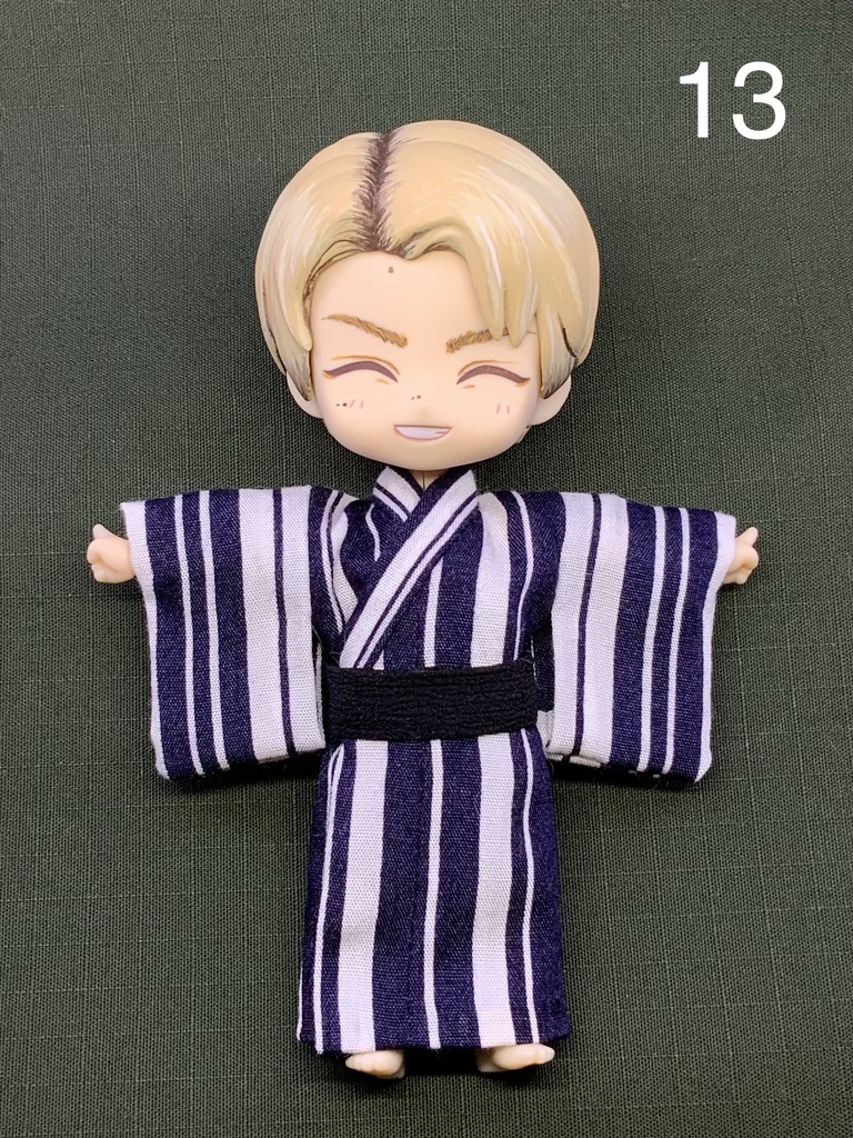 【値下げ】どーる用 ハンドメイド 浴衣 帯 温泉風ゆかた