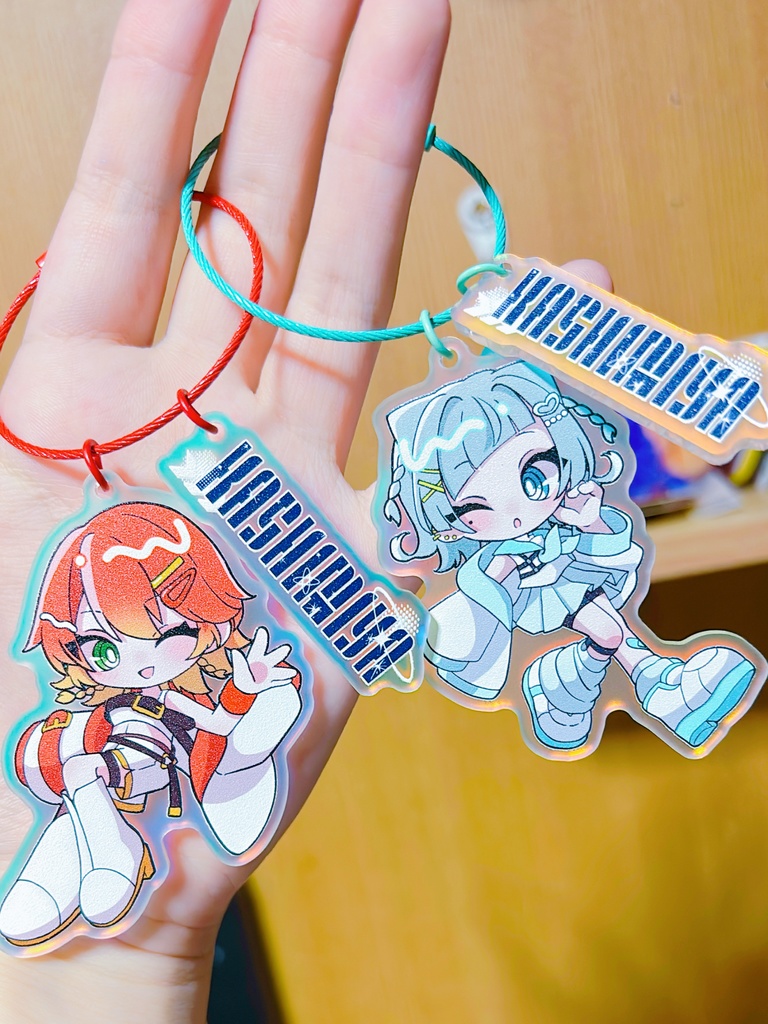 KASHIMIYA 2連アクリルキーホルダー