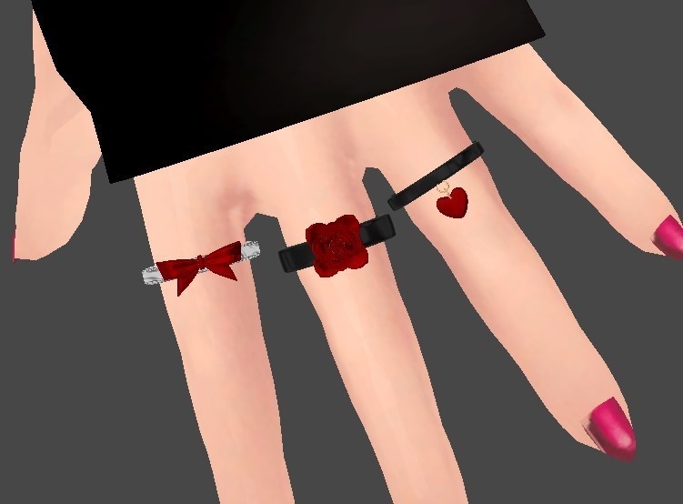 セール!!【指輪3点セット ゴシック】