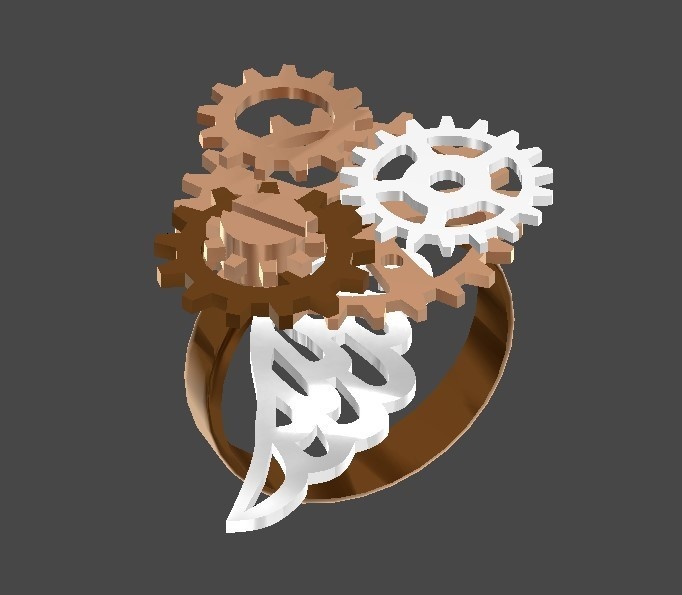 セール!!【Steampunk 3点セット ネックレス、イヤリング、指輪】