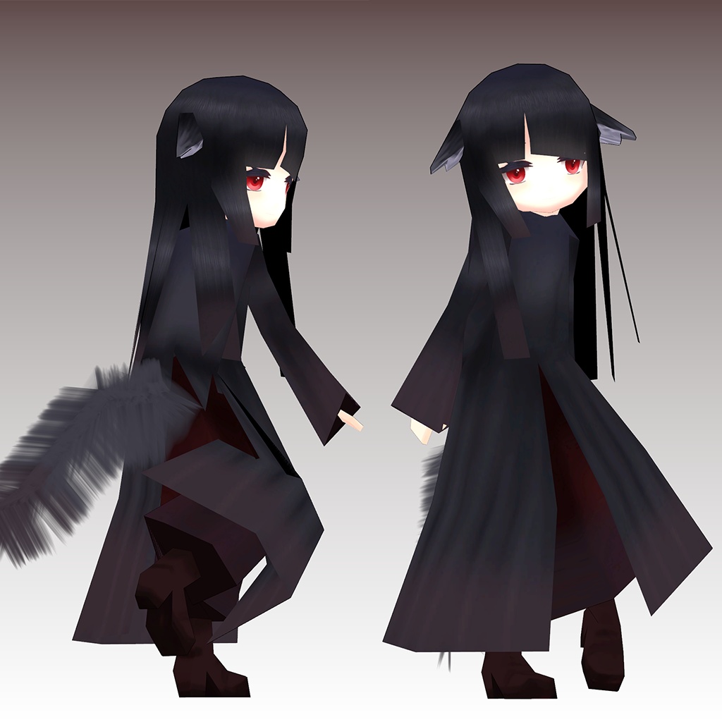 オリジナル3Dモデル 【コチル -cochill- lowpolygon △752】