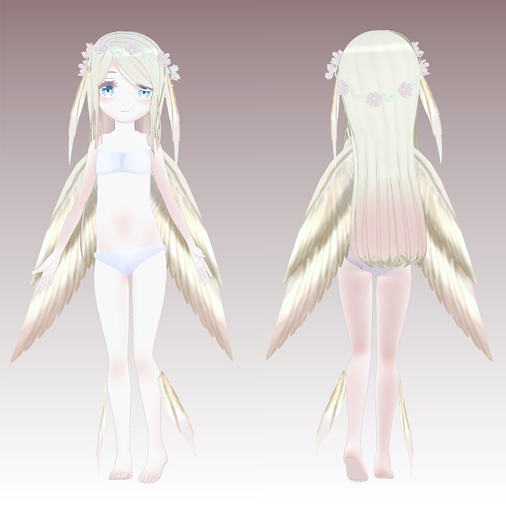 オリジナル3Dモデル 【てんち -tenchi-】