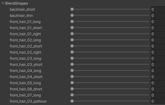 【髪型 VRC】ロングヘア 狼耳付き 【3Dモデル】