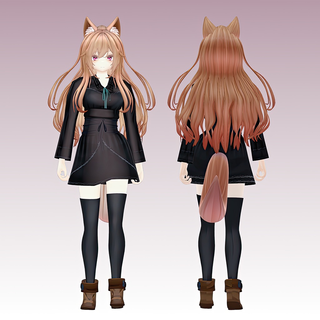 オリジナル3Dモデル 【冬瑠 -fuyuru-】