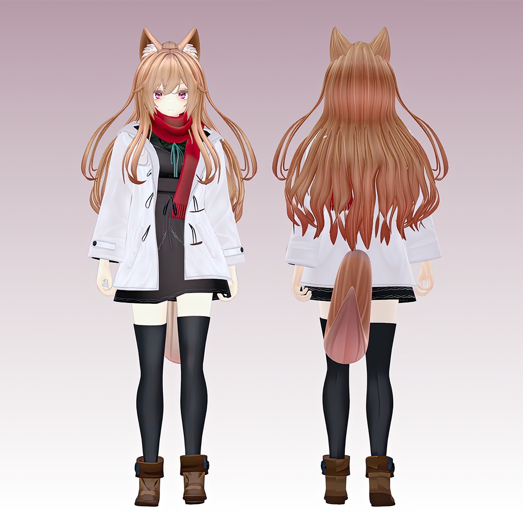 オリジナル3Dモデル 【冬瑠 -fuyuru-】