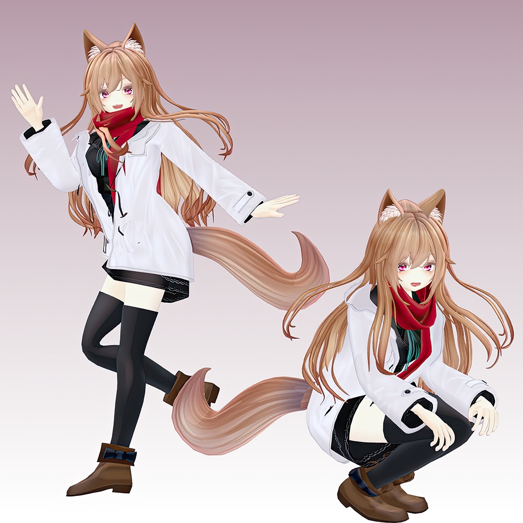 オリジナル3Dモデル 【冬瑠 -fuyuru-】