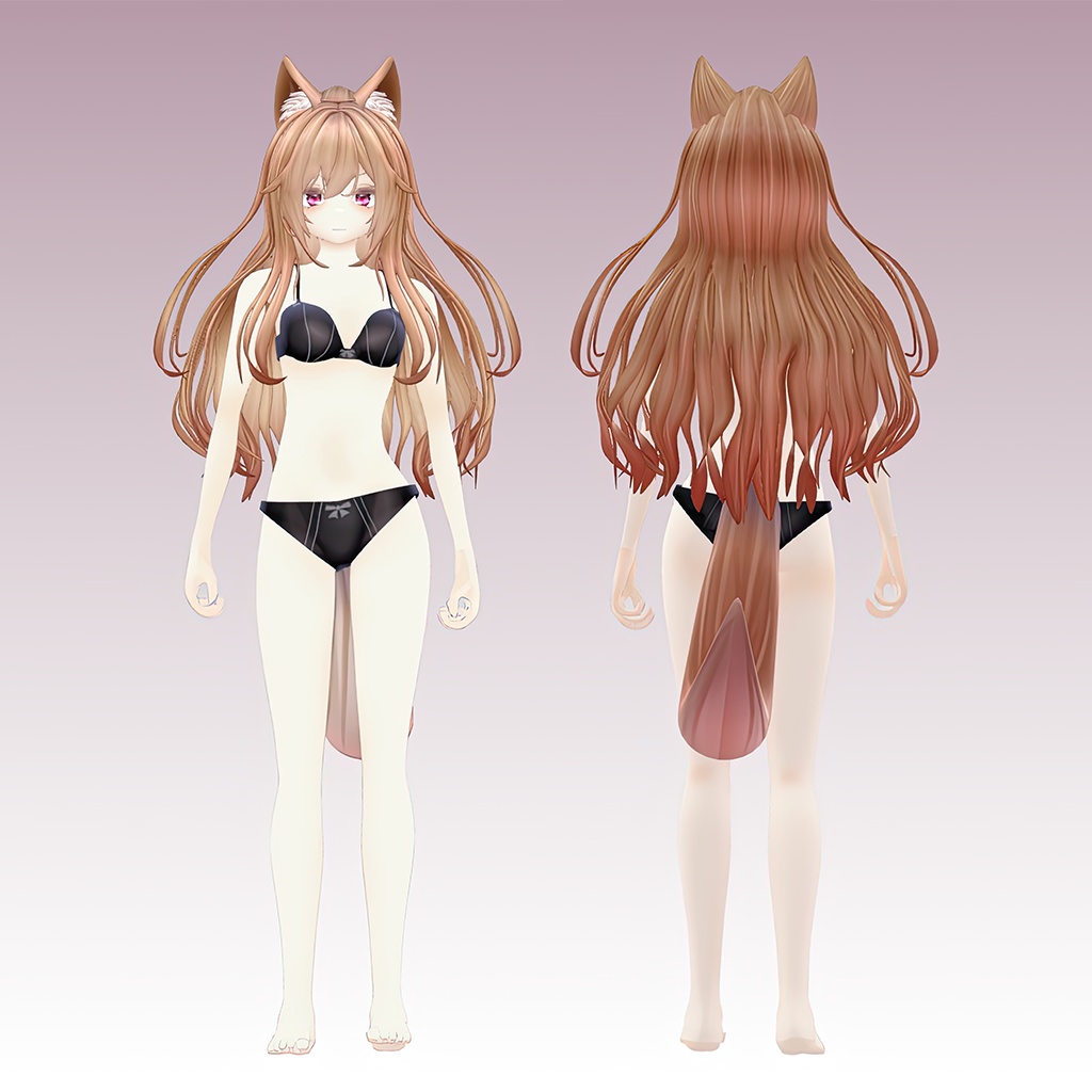 オリジナル3Dモデル 【冬瑠 -fuyuru-】