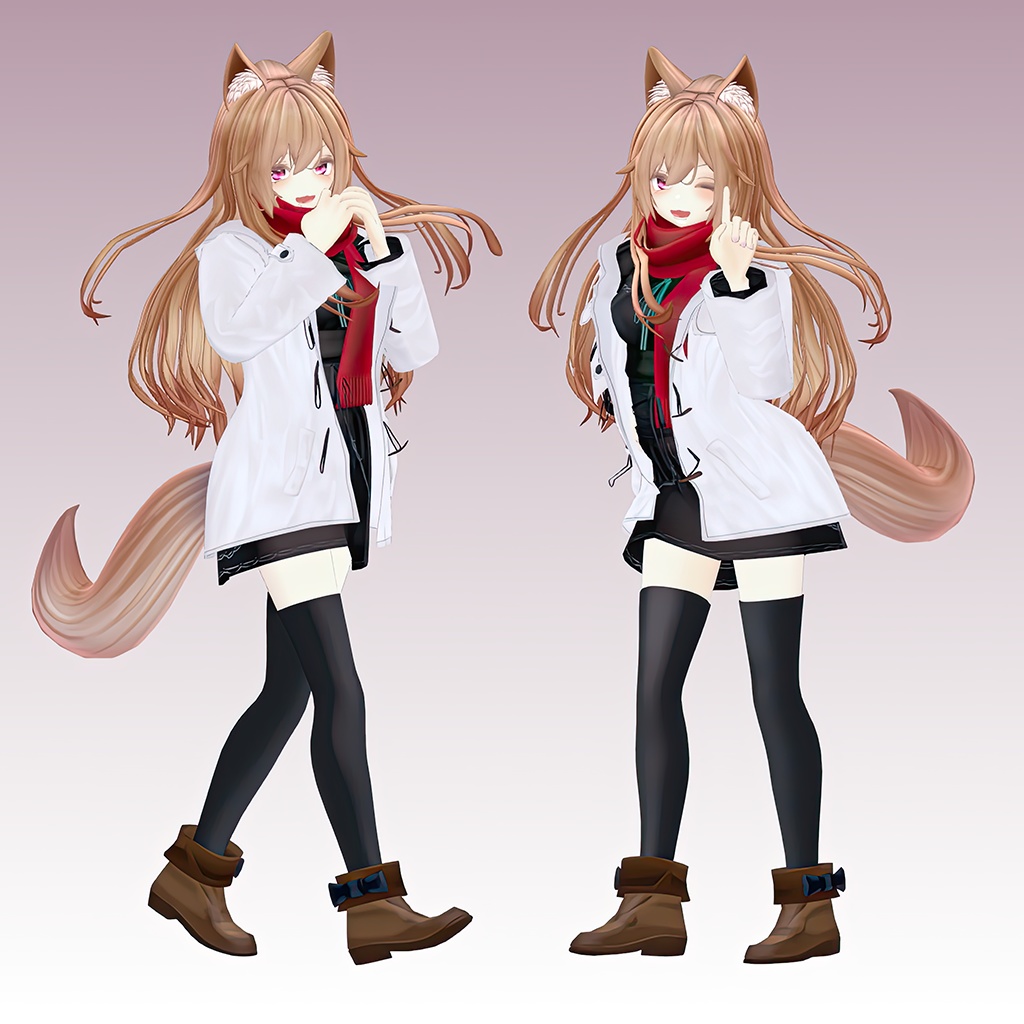 オリジナル3Dモデル 【冬瑠 -fuyuru-】